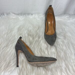 IRO Charcoal Suede Heels